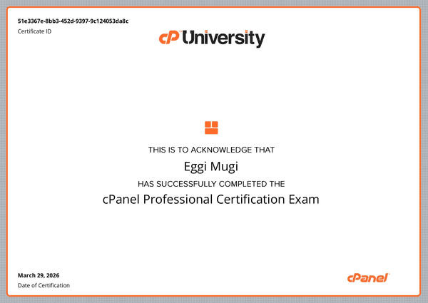 cPanel Professional